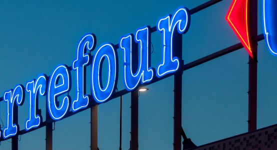 Enseigne publicitaire lumineuse